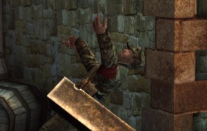 The bizarre positions of the soldiers after you kill them